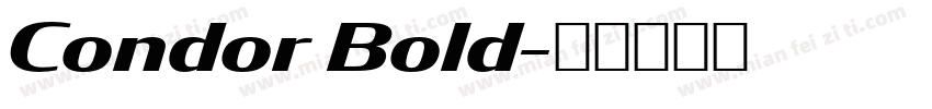 Condor Bold字体转换